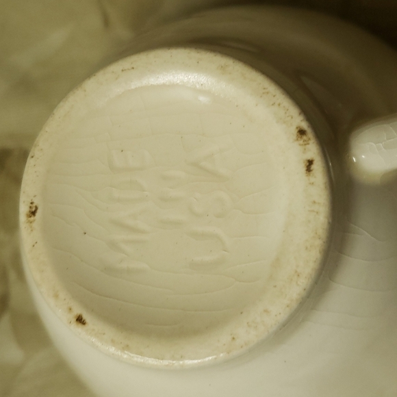 Mid-century Vintage Stetson Pottery Yellow Dogwood Blossom Dishes 4-piece Set - Picture 7 of 10